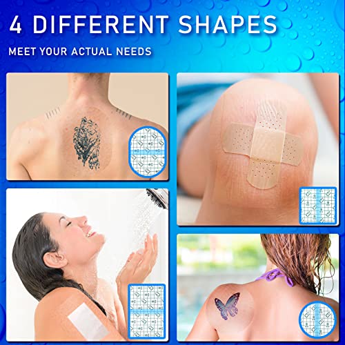 48 Pcs Waterproof Transparent Adhesive Bandages - Medical Dressing