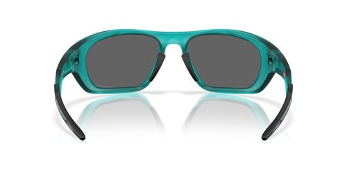 Oakley OO9431 Lateralis Sunglasses, Matte Transparent Arctic Surf/Prizm Black, 60 mm