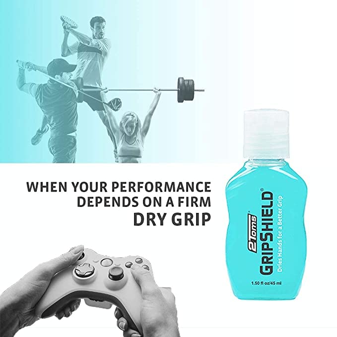 GripShield Non-Sticky Grip Enhancer - 1.50 Fl Oz for Sports
