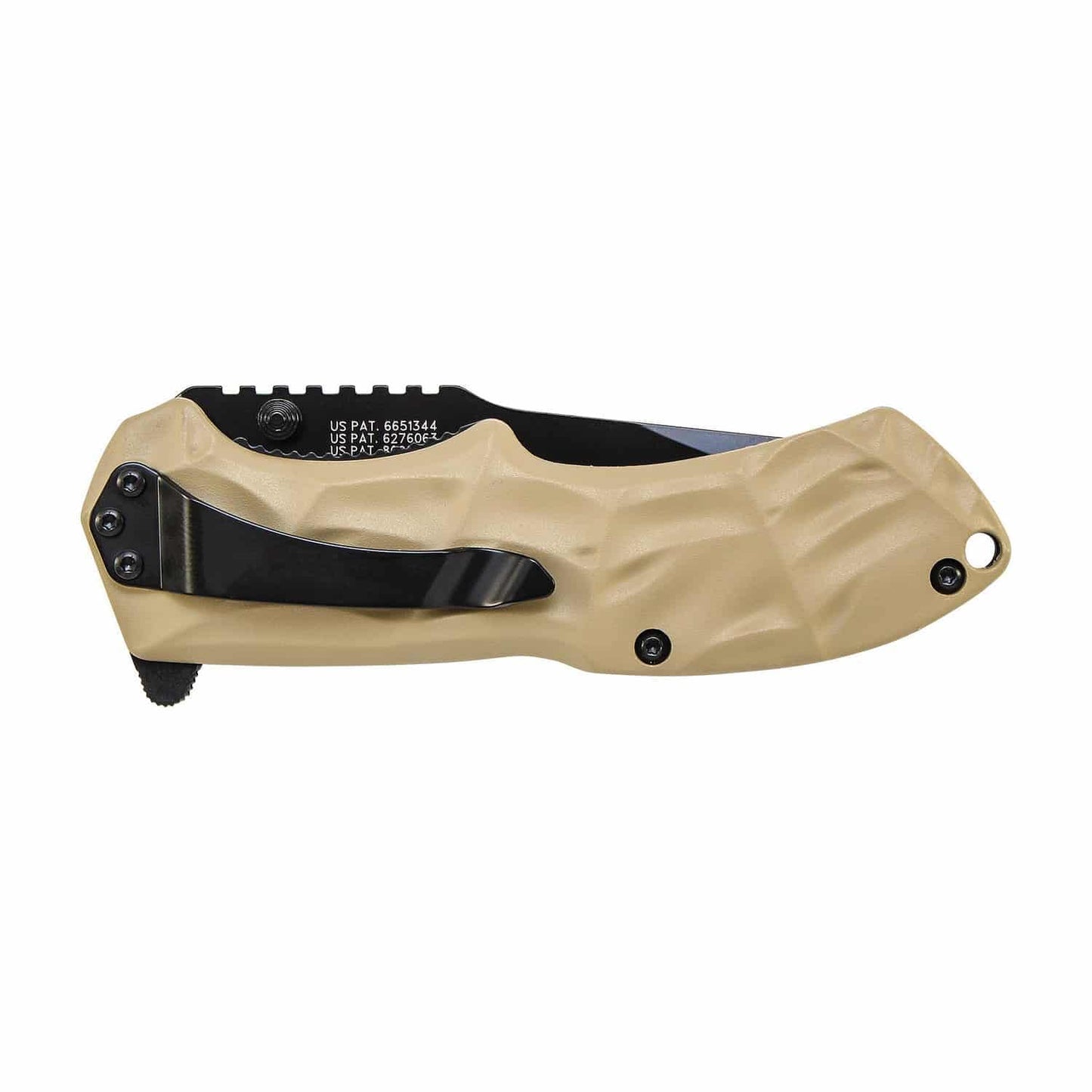 Smith & Wesson Black Ops SWBLOP3TD 7.7in S.S. Assisted Opening Knife with 3.4in Tanto Blade and Aluminum Handle for Tactical, Survival and EDC
