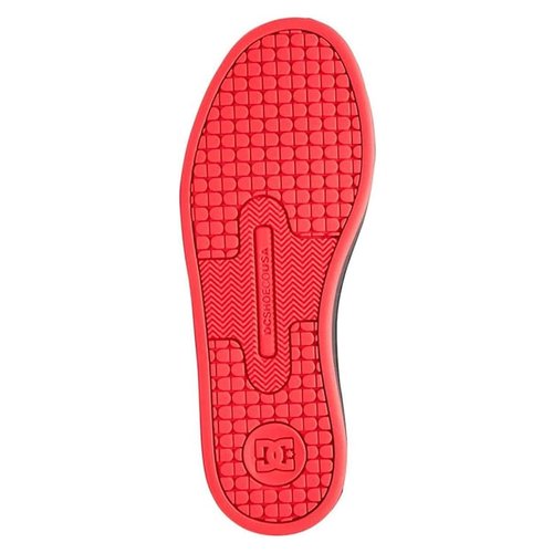 DC womens Court Graffik Skate Shoe, Black/Hot Pink, 8 US