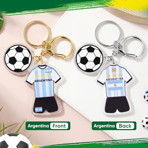 2-Piece World Cup Soccer Keychain - Argentina