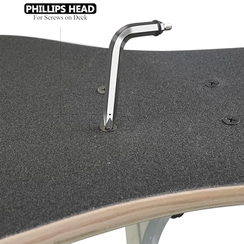Multi-Functional Portable Skate Tool for Skateboards - Black