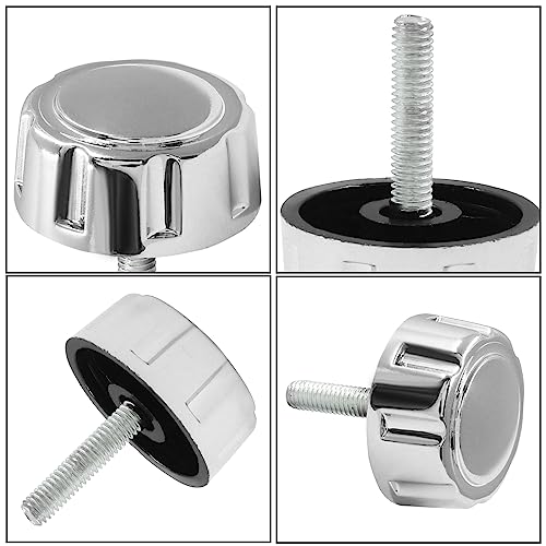 Fishing Reel Handle Screw Caps - 5Pcs Silver Fishing Knobs