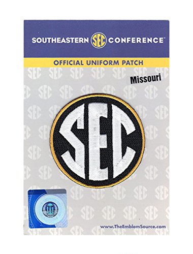 Missouri Tigers SEC Conference Jersey Patch - 2.5" Embroidered