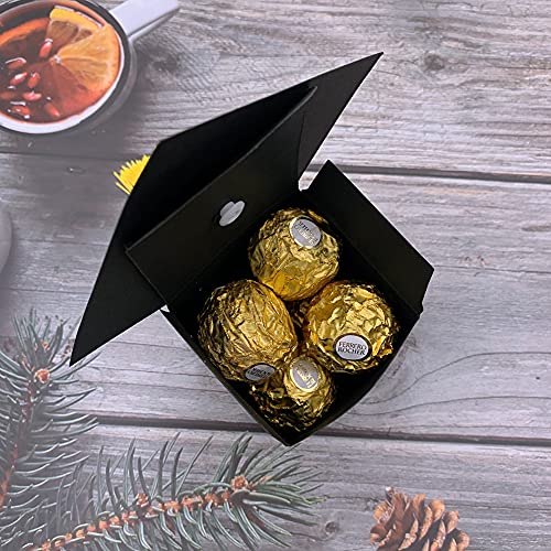 30 Pcs Graduation Gift Boxes - Cap-Shaped Candy Boxes