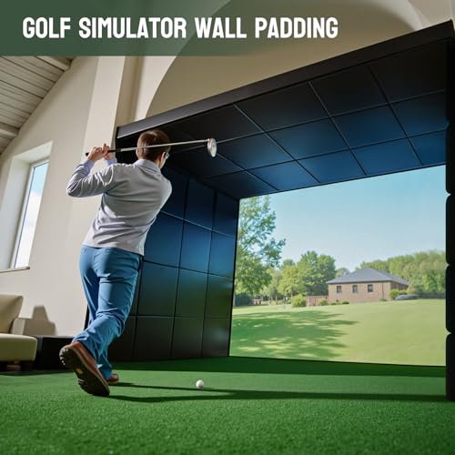 12 Pack Golf Wall Padding | 20"x20"x2" Foam Protection Panels
