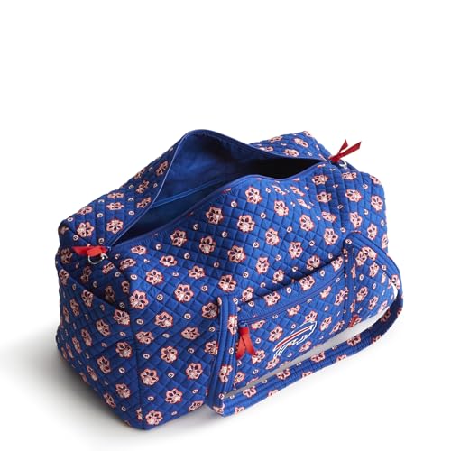 Large Cotton Travel Duffel Bag - Royal Blue/Red Bandana - Buffalo Bills