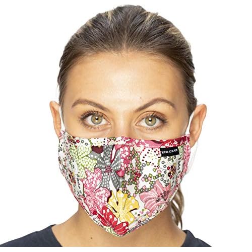 ECO-GEAR Anti Pollution Face Mask Particulate Respirator| Mask for Dust, Exhaust Gas, Smoke, Smog, Pollen and Fumes | Unisex Military Grade Washable Mouth Mask