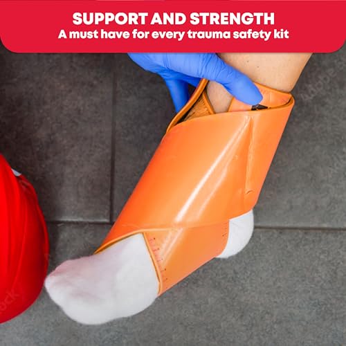 24-Inch Aluminum Splint - Lightweight & Flexible, Rolled Design - One Size