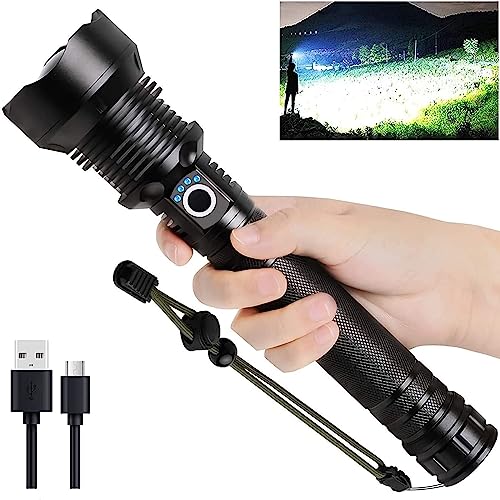 Lylting Rechargeable LED Flashlight 99,000 Lumens Waterproof Handheld Torch