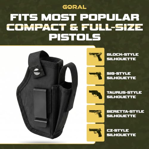 Universal Concealed Carry Holster for Compact & Subcompact Pistols