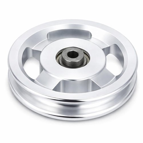 Alomejor Aluminum Alloy Bearing Pulley Wheel for Gym Equipment, Universal Fitness Accessory, 90mm and 115mm