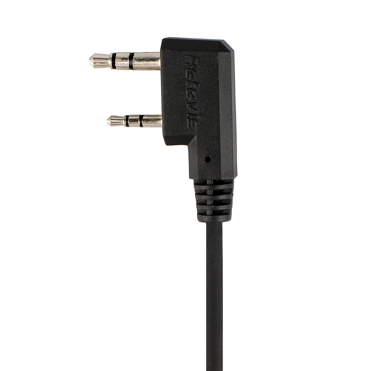 Retevis 2 Way Radio Earpiece, C-Type Earhook, 2 Pin, for RT22 RT68 RT21 H777H H-777, Compatible with Pxton, BAOFENG BF-T26/BF-888S, Kenwood Walkie Talkies, Walkie Talkie Earpiece with Mic(2 Pack)