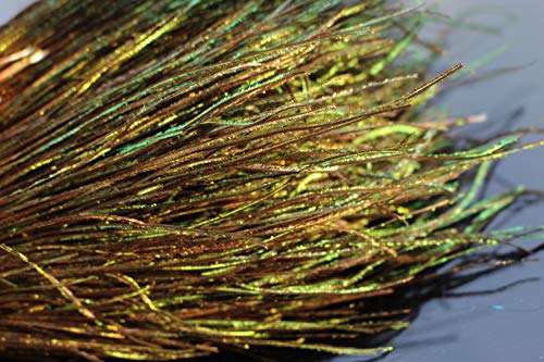 400 Strands Natural Peacock Herl Feathers for Fly Tying