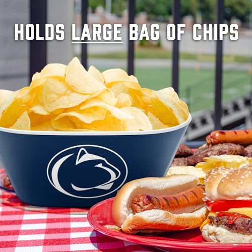 Large Melamine Party Bowl for Game Day - BPA Free, Dishwasher Safe