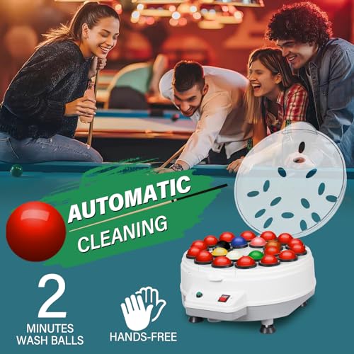 Electric Billiard Ball Cleaning Machine - Automatic 22 Balls Cleaner