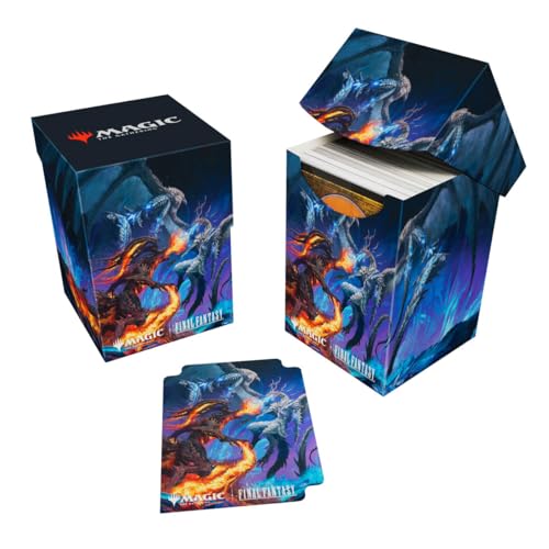 100+ Deck Box for Magic: The Gathering - Bahamut & Ifrit