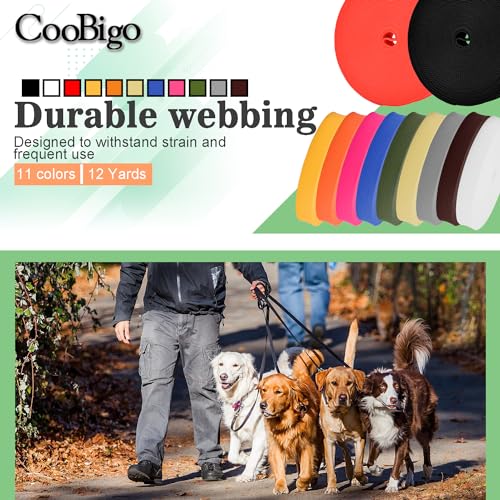 Durable Polypropylene Webbing Strap - 3/4 Inch, 12 Yards, White