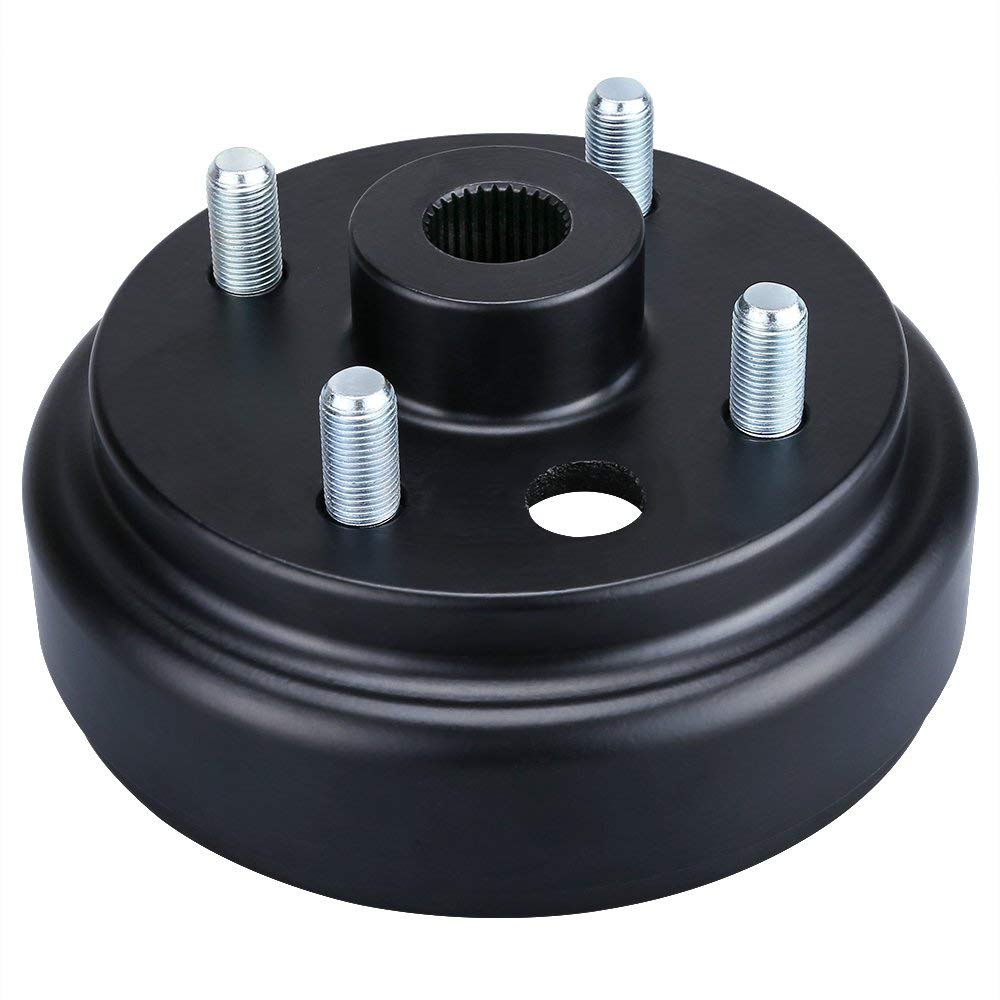 9.99WORLD MALL Golf Cart Brake Drum Hub Assembly for EZGO TXT PDS 1982-up Electric & 1982-1993 2-Cycle Gas, Replace OEM# 19186G1P (1)