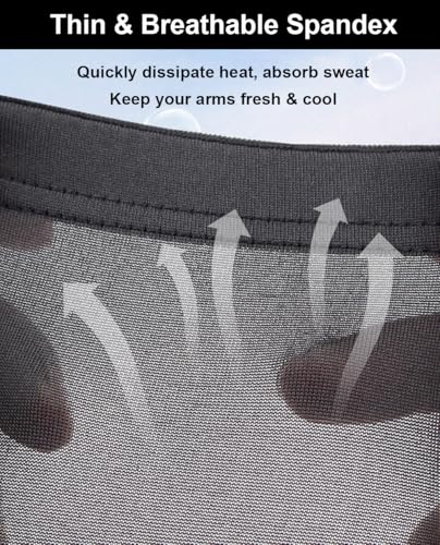 Elbow Compression Sleeve - Padded Arm Sleeve for Sports - X-Small, Black