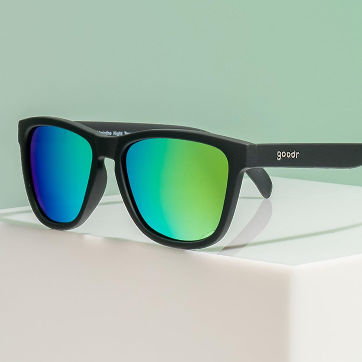 goodr Vincent's Absinthe Night Terrors Polarized Sunglasses for Men & Women