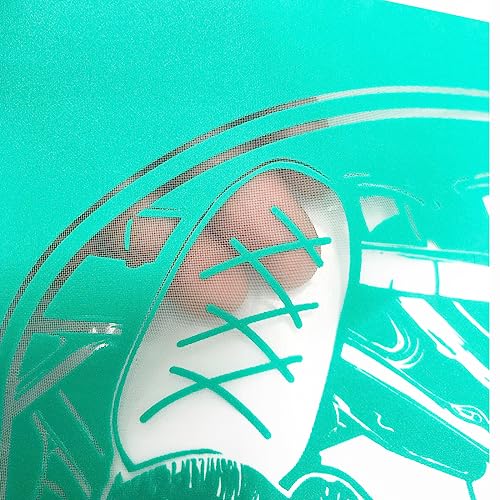 JAJADO Silk Screen Printing Stencil Letters Stencils and Numbers, Reusable Silk Screen Stencils Alphabet Craft Stencils Mesh Transfers Adhesive Stencil for Painting on Wood/Chalkboard/Wall/T-Shirt