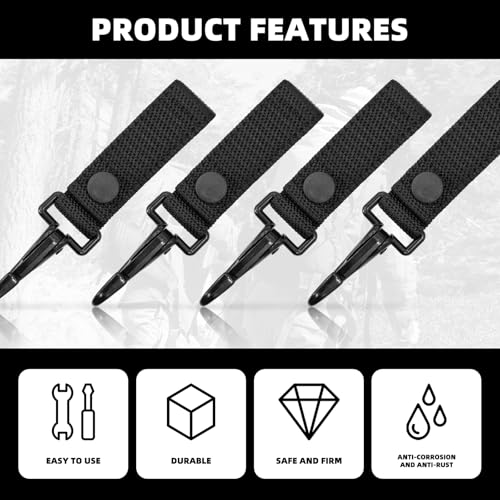 Heavy Duty Key Holder with Belt Clip for Duty Belts & Tactical Gear