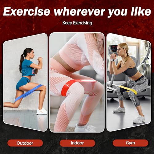 5 Level Resistance Bands Set for Full-Body Workouts