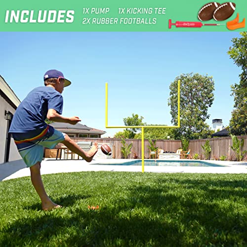 Football Field Goal Post - 8 ft Pro Kick Challenge Set
