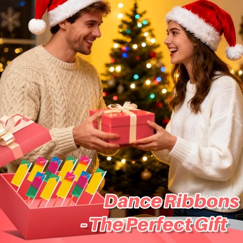 10PCS Dance Ribbons Set - Gymnastics Wand for Artistic Dance, Small