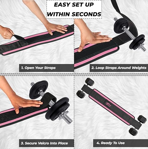 Hip Thrust Belt - Adjustable Comfort Glute Trainer with Anti-Slip Pads
