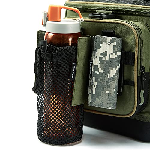 Tactical Molle Water Bottle Pouch with Carabiner - Army Green