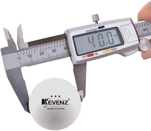 KEVENZ 3 Star Ping Pong Balls - 40+mm Advanced Table Tennis Balls for Training & Competition | White