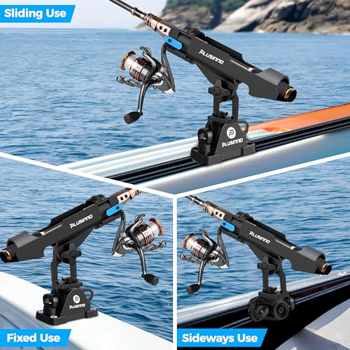 PLUSINNO 2 in 1 Kayak Fishing Rod Holder, Holders for Boat