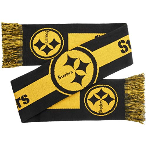 Pittsburgh Steelers Big Logo Scarf - One Size - Gold