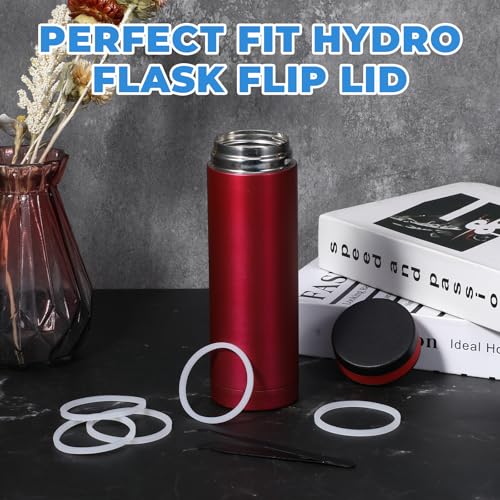 6 Silicone Gasket Seals for Hydro Flask Wide Mouth Lids