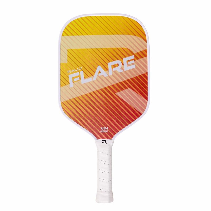 Rally Flare Graphite Pickleball Paddle – 2025 Version | Lightweight Design, Durable Polymer Core, Carbon Face, USAPA Approved (2025 Orange)