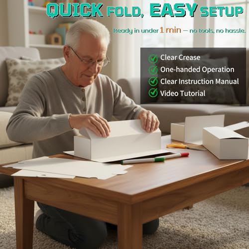 XRACV Laminated Trading Card Storage Box 15in Bulk with Dividers – 10 Pack