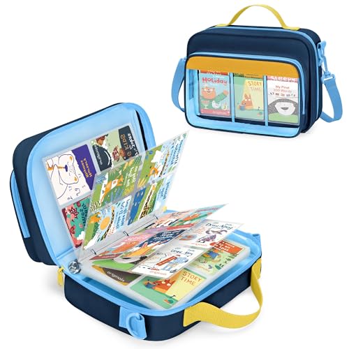4-Pocket Card Binder with 50 Sleeves for 409 Cards - Blue