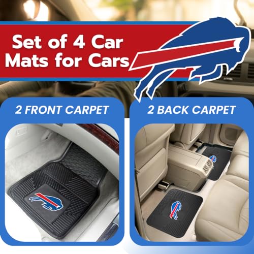 Buffalo Bills All-Weather Car Mats Set of 4 - Universal Fit