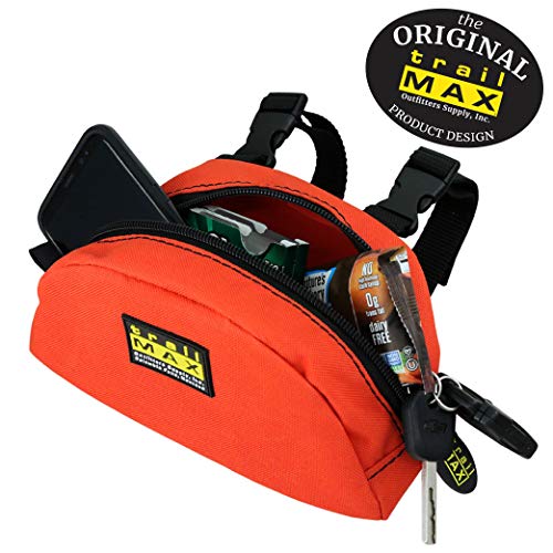 TrailMax Brown Pommel Saddle Bag for Trail Riding – Secure Front Saddle Storage Pouch for Phone, Snacks & Gear