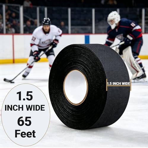 1.5 Inch x 65 FT Tactical Grip Tape - Non-Slip Adhesive Wrap for Guns, Hockey, Tools