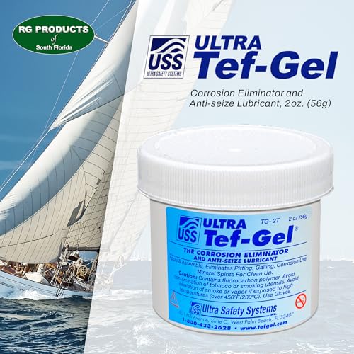 TEF-GEL 2 oz Tef-Gel Anti-Corrosion Lubricant for Saltwater Sailboat Hardware