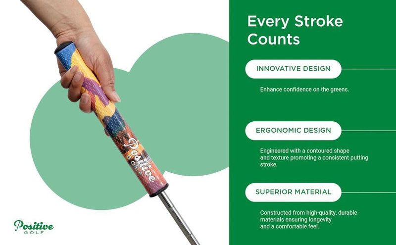 Positive Golf, Yosemite Putter Grip. 3.0.