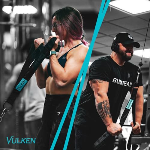 Tricep Rope Cable Attachment - Dual Lengths 28.7" & 22" for Versatile Workouts
