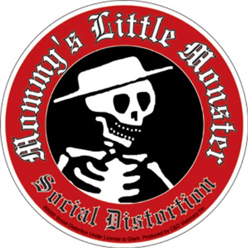 Social Distortion Little Mon Sticker - Auto Accessory