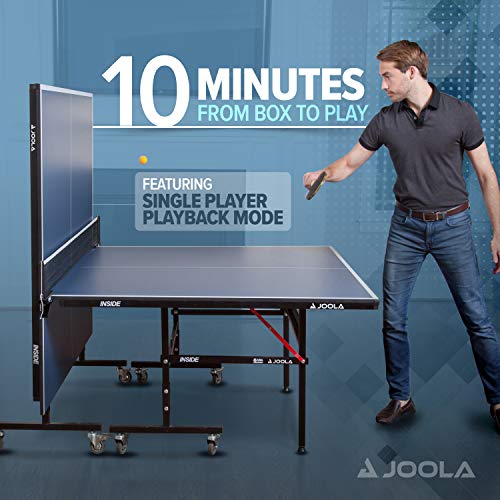 Professional Indoor Ping Pong Table - 15mm Blue - Easy Assembly