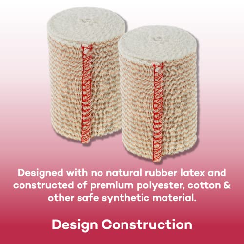 Elastic Bandage Wrap with Self-Closure - Pack of 2