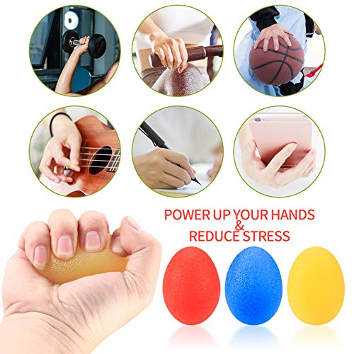 5-Piece Hand Grip Strengthener Set with Exercise Balls and Finger Trainers